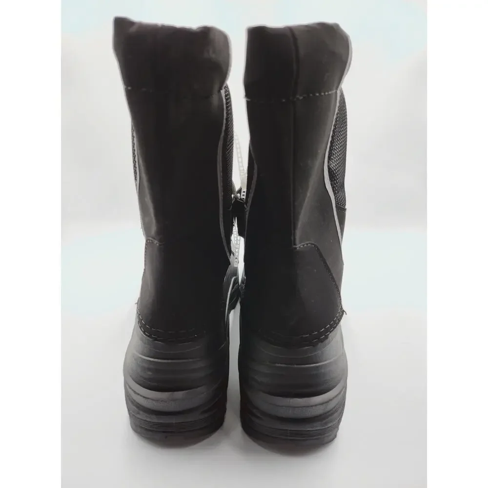 size 7 Khombu Men's Black Winter Boots Waterproof new